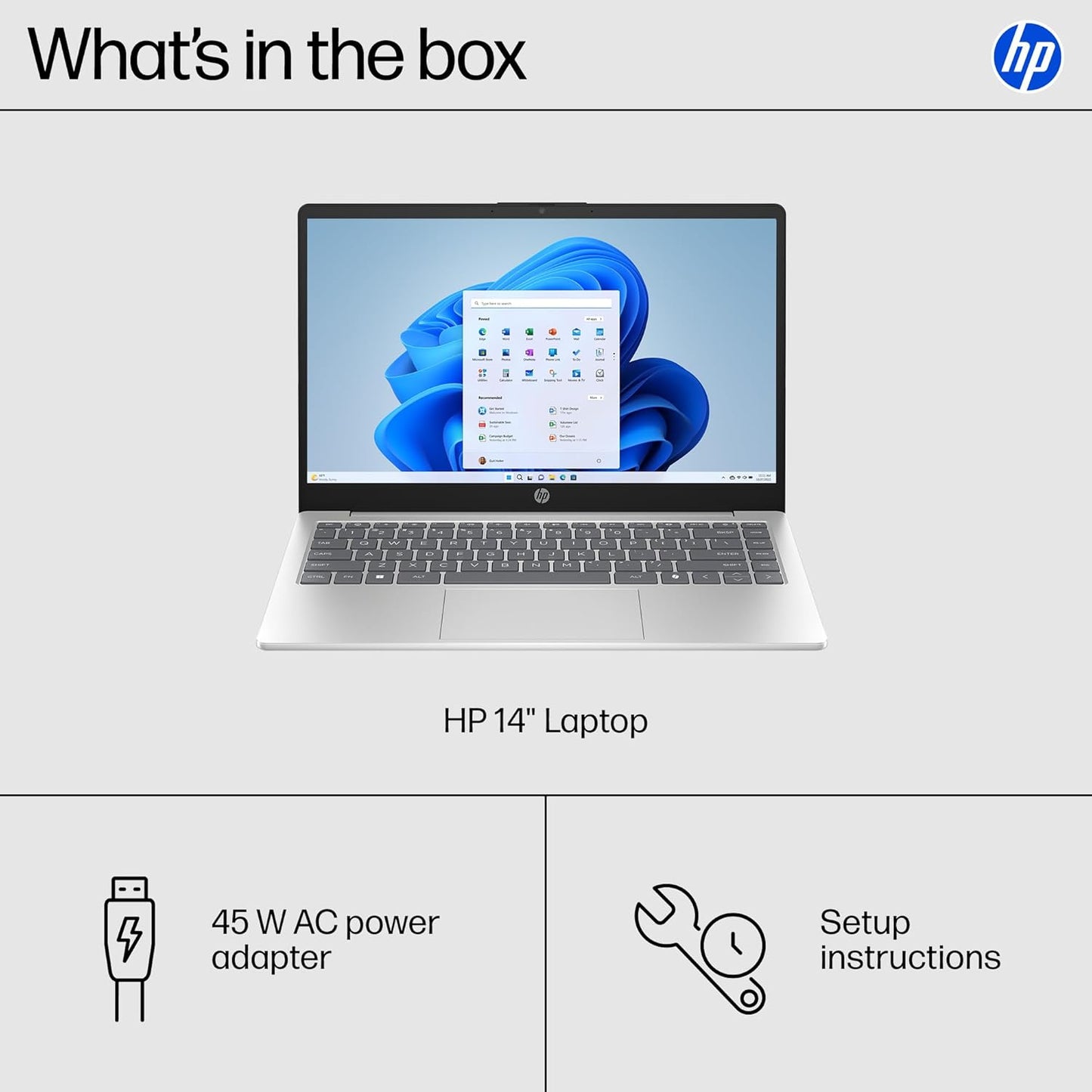 14 Inch Laptop, HD Display, Intel Core I3-N305, 8 GB RAM, 256 GB SSD, Intel UHD Graphics, Windows 11 Home in S Mode, Natural Silver, 14-Ep0299Nr