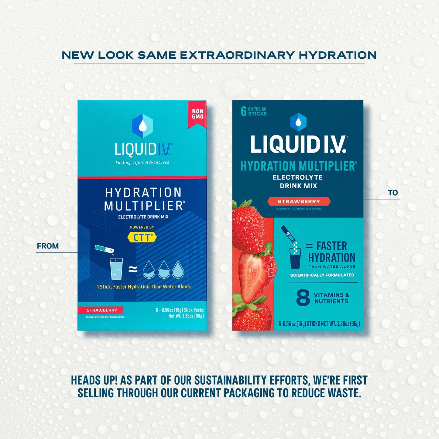 Hydration Multiplier, Strawberry, 6 Ct, Electrolyte Powder Packet Drink Mix