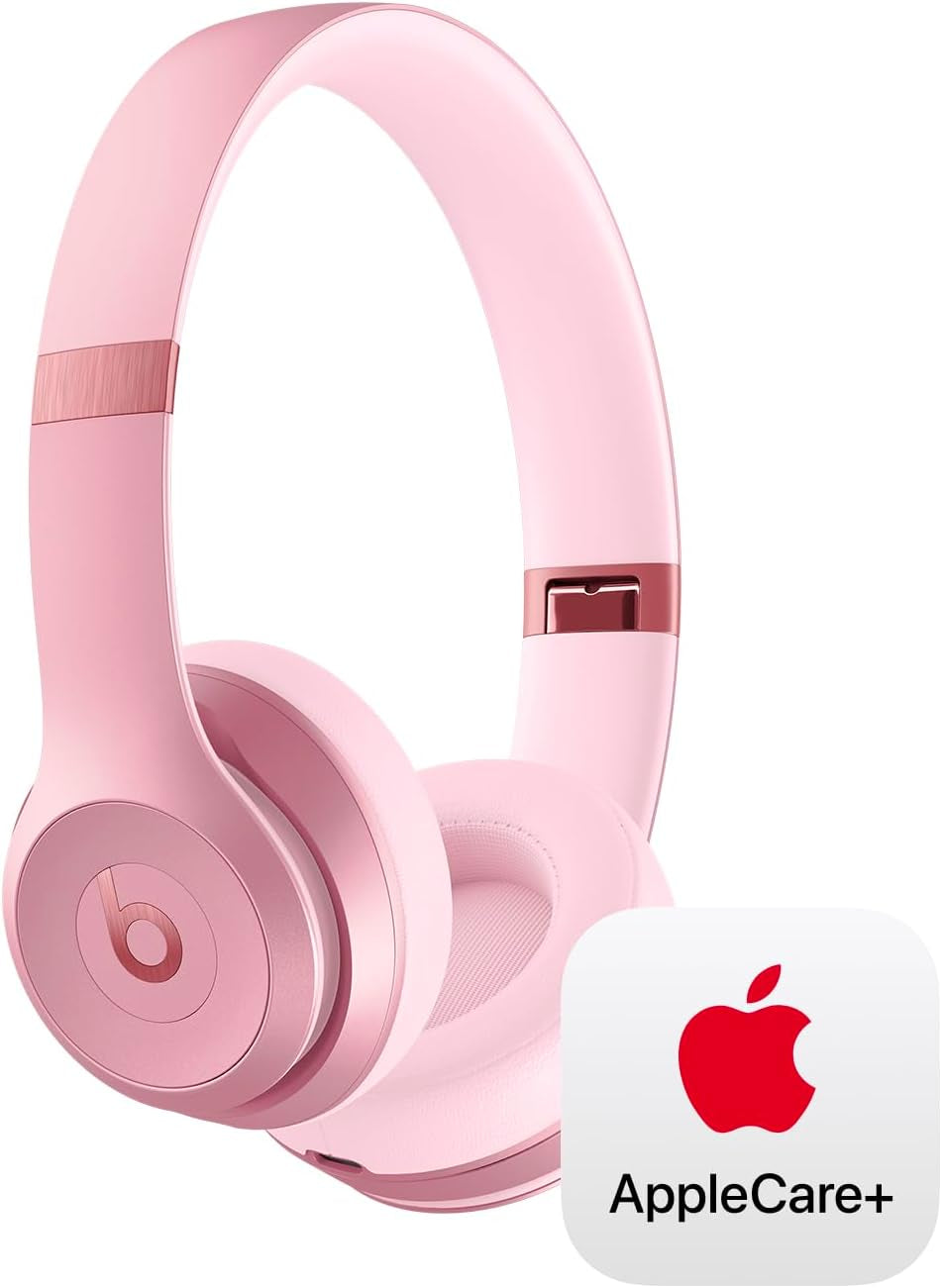 Solo 4 - Wireless Bluetooth On-Ear Headphones, & Android Compatible, up to 50 Hours of Battery Life - Cloud Pink