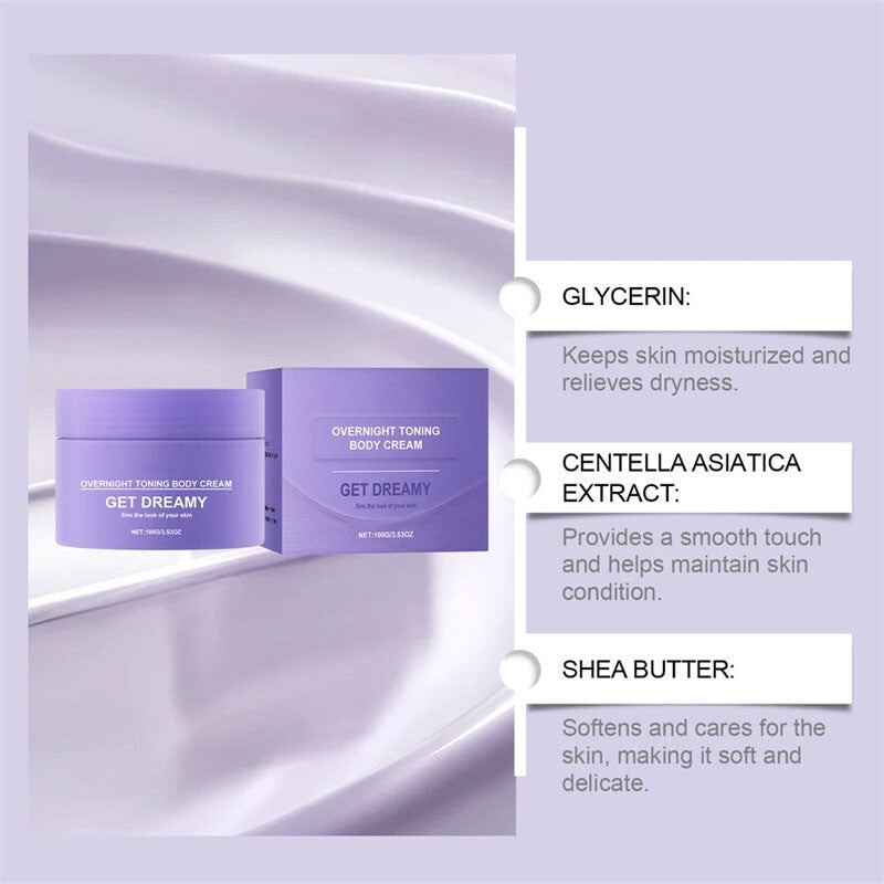 GET-DREAMY Overnight Toning Whip - 100Ml NEW Firming Whip That Work While Sleep