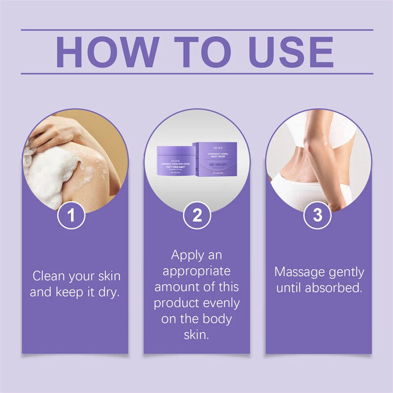 GET-DREAMY Overnight Toning Whip - 100Ml NEW Firming Whip That Work While Sleep