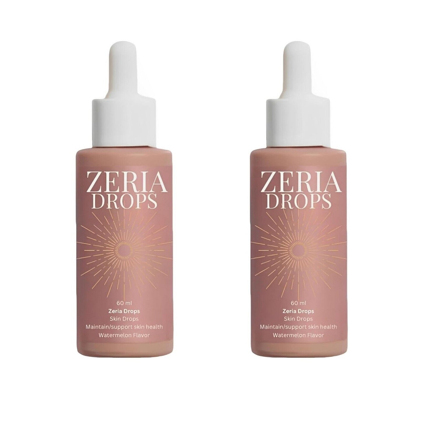 3X Zeria Drops Sunless Tanning Drops Natural Boost Melanin Enhancing Skin Tone