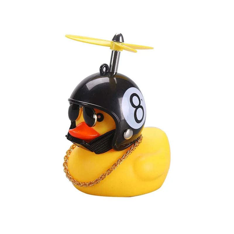 Car Cute Duck with Helmet