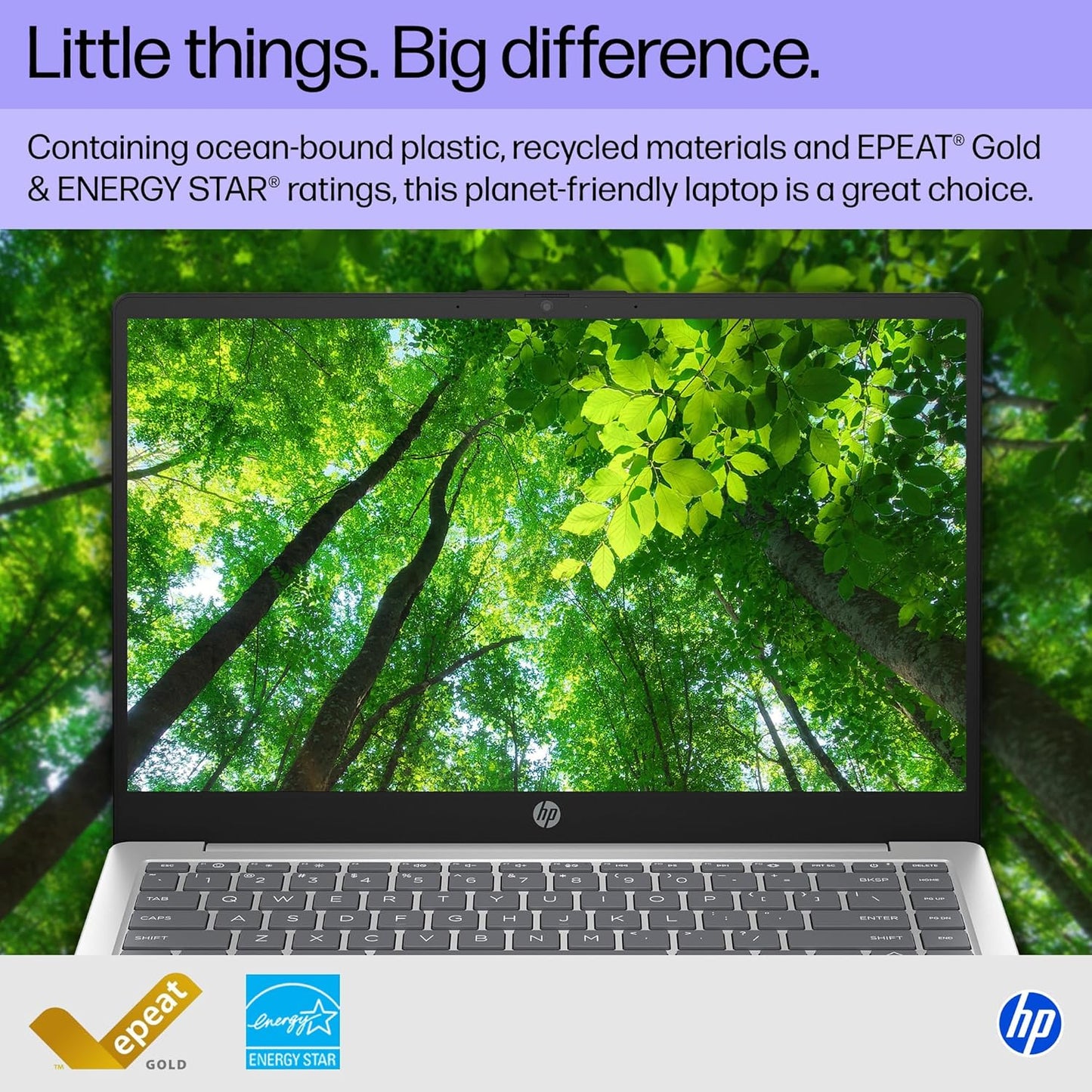 14 Inch Laptop, HD Display, Intel Core I3-N305, 8 GB RAM, 256 GB SSD, Intel UHD Graphics, Windows 11 Home in S Mode, Natural Silver, 14-Ep0299Nr