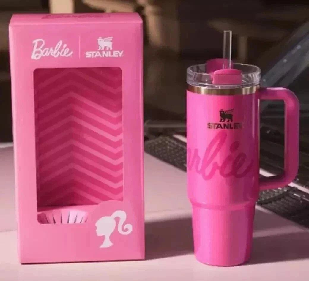 Stanley x Barbie Icon 40oz Quencher in Pink - Brand New, Free Shipping