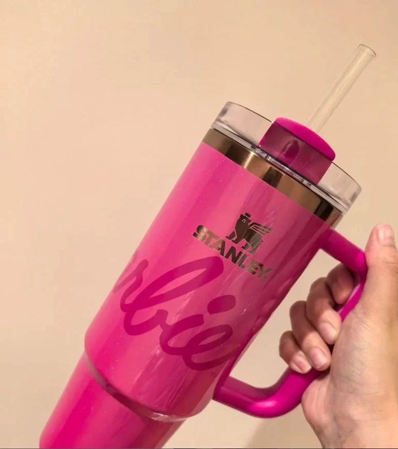 Stanley x Barbie Icon 40oz Quencher in Pink - Brand New, Free Shipping