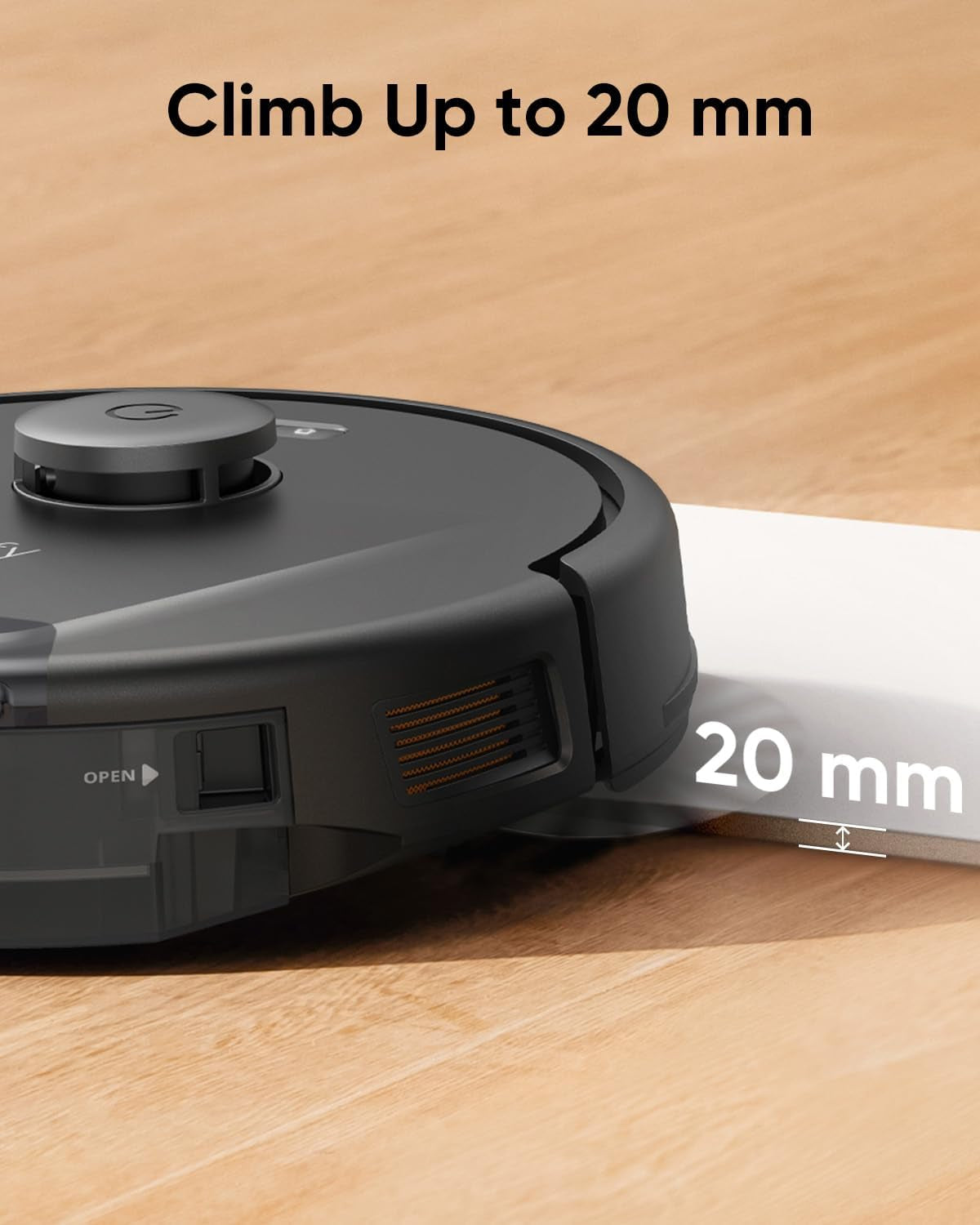 L60 Robot Vacuum, Ultra Strong 5,000 Pa Suction, Ipath Laser Navigation, for Deep Floor Cleaning, Ideal for Hair, Hard Floors