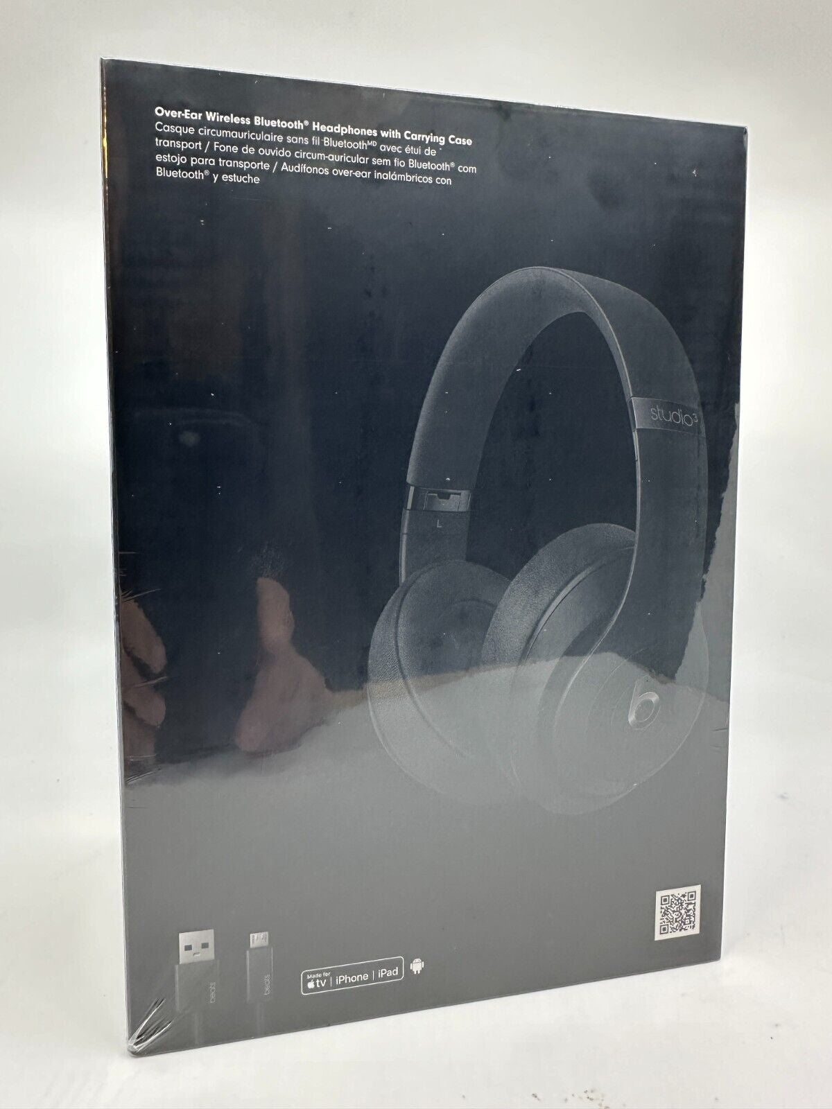 NEW - Beats Studio3 Wireless Over-Ear Noise Cancelling Headphones - Matte Black