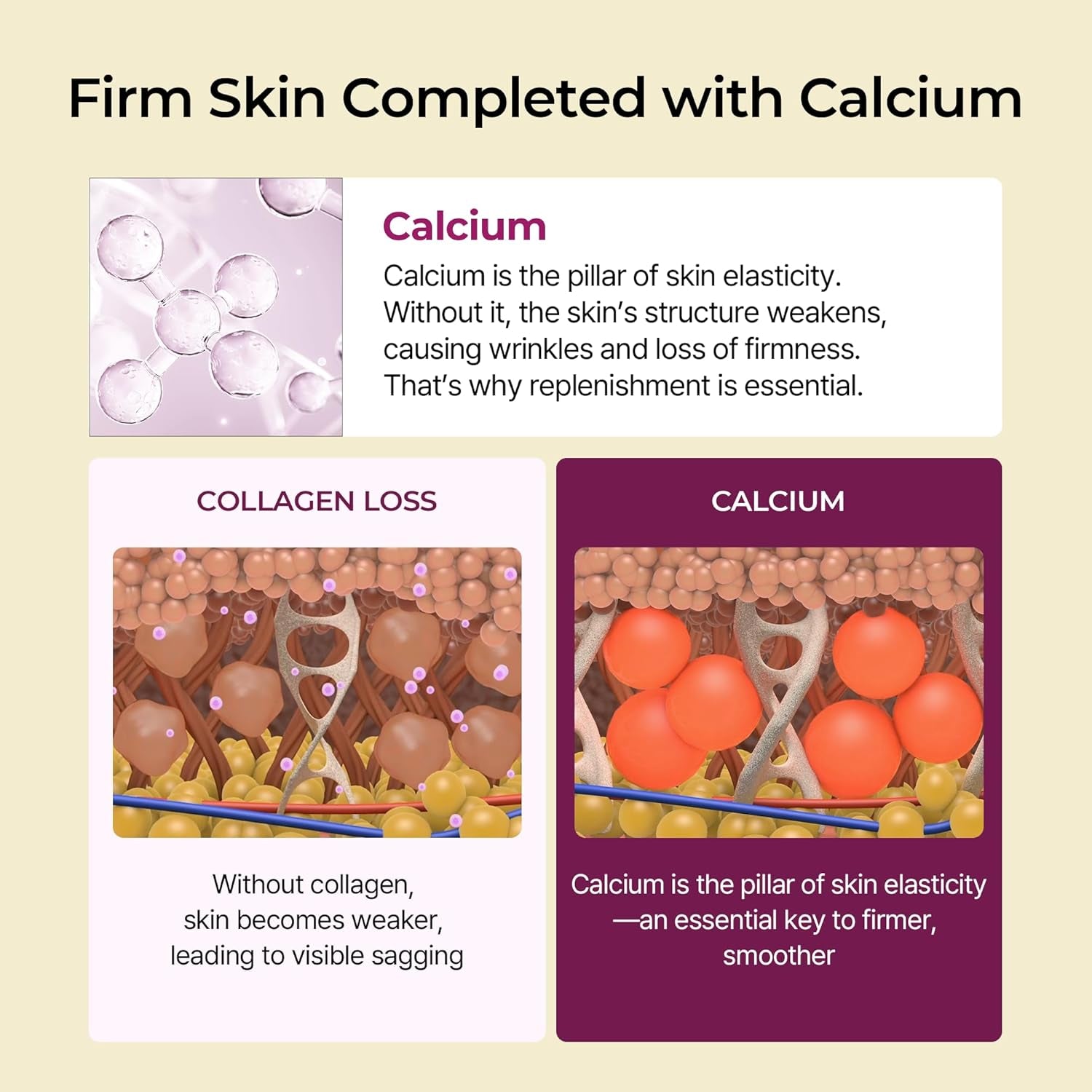 Cemenrete Calcium Multi Balm 9G Korean Skin Care All in One Stick Collagen Face Eye Treatment Balm