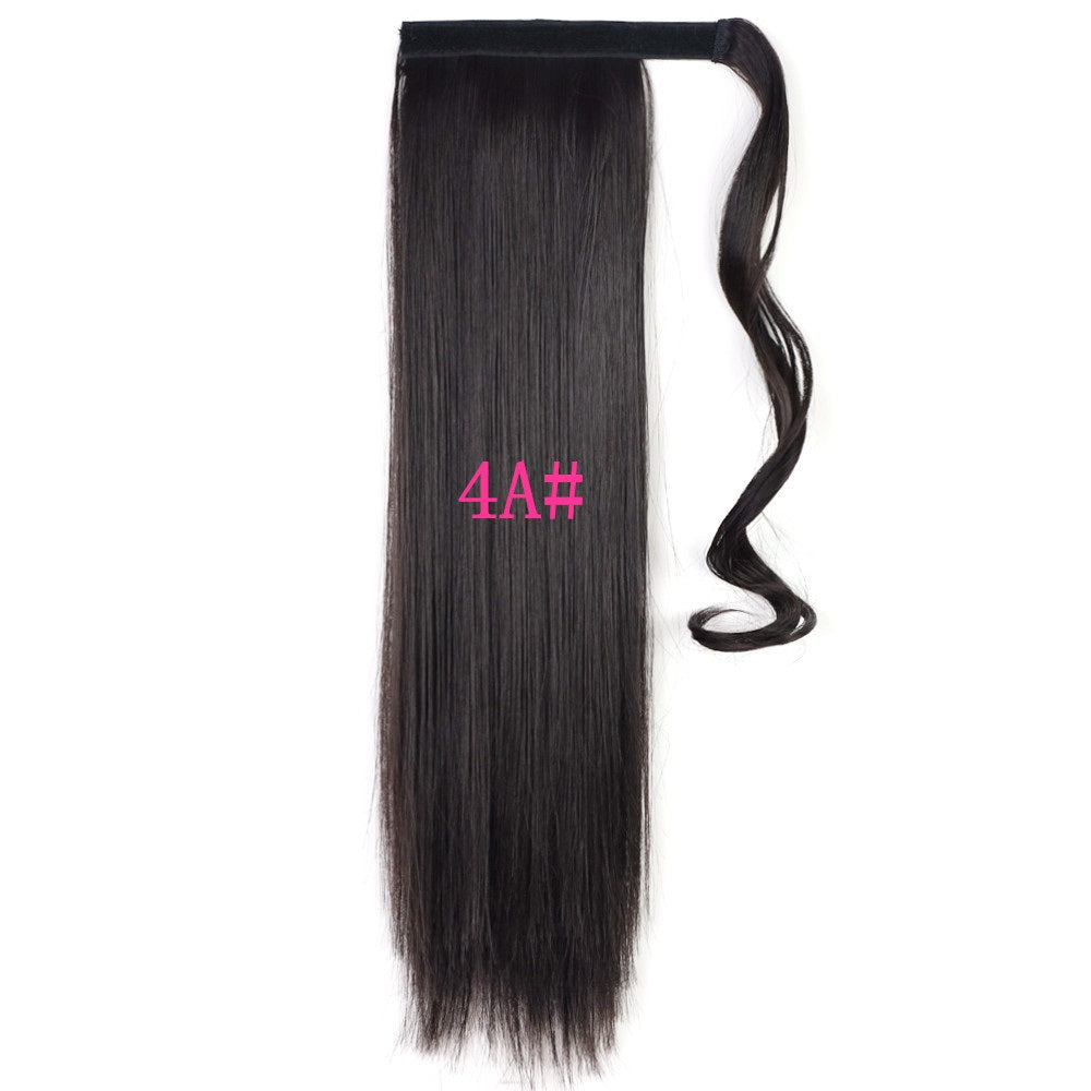 Long Straight Wrap Around Clip In Ponytail Hair Extension