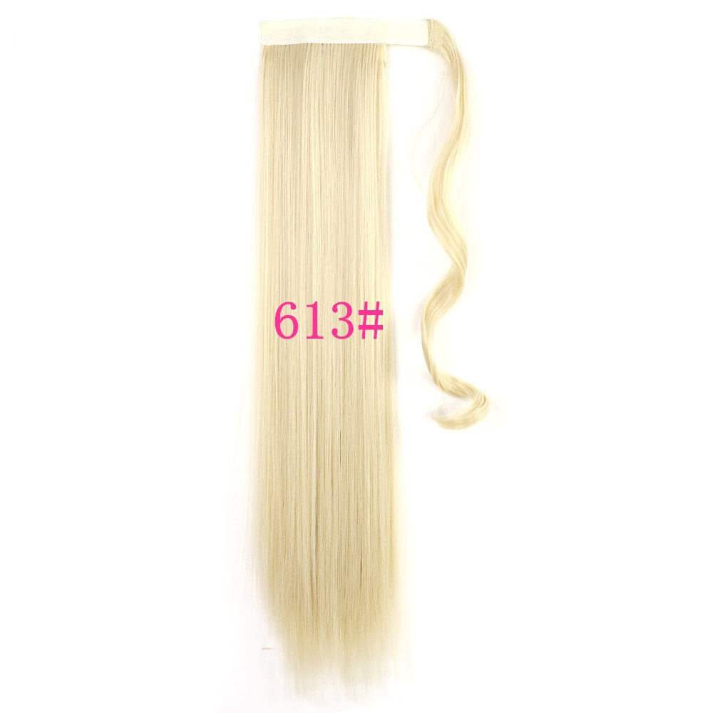 Long Straight Wrap Around Clip In Ponytail Hair Extension