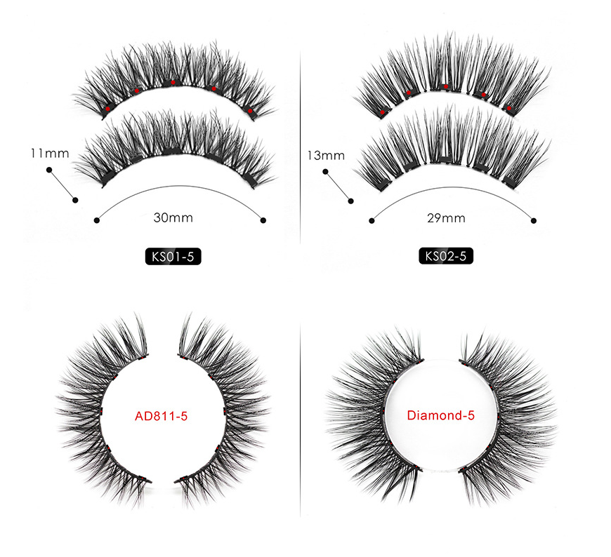 Natural Magnetic False Eyelashes