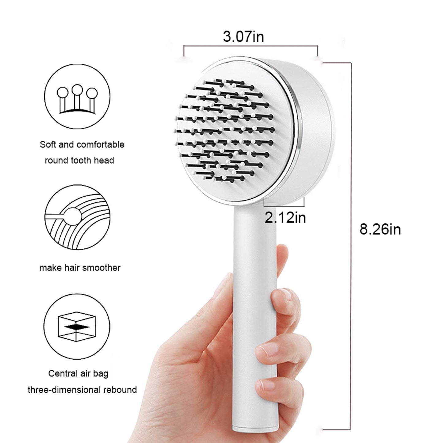 Self Cleaning Hair Brush