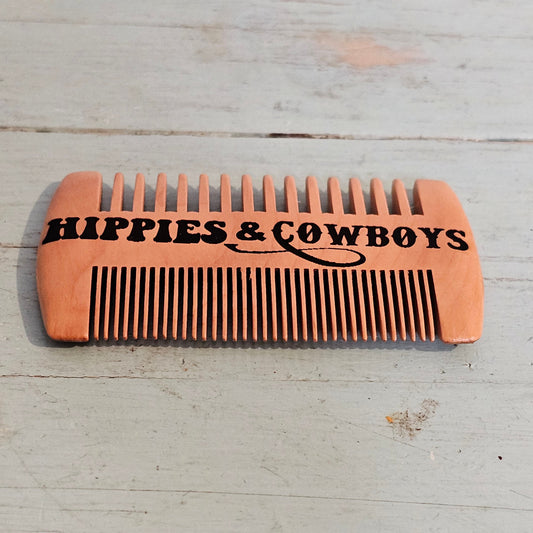 Beard Logo Comb