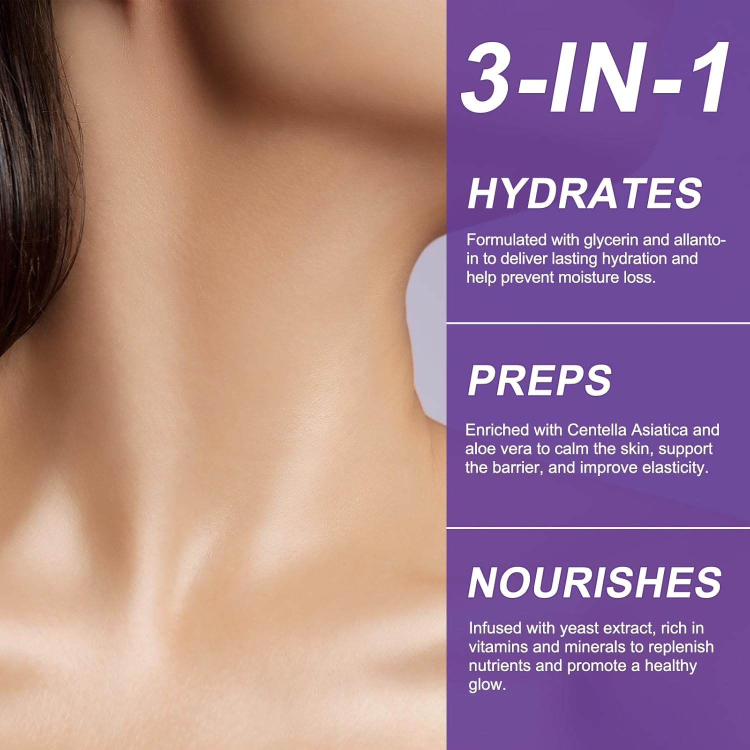 AH-8 Firming Neck Cream for Crepey Skin Body Care Comfort, Neck Firming Cream with Roller, Moisturizing Tightening Lotions Cosmetic Skin Care Skin Repair for Women