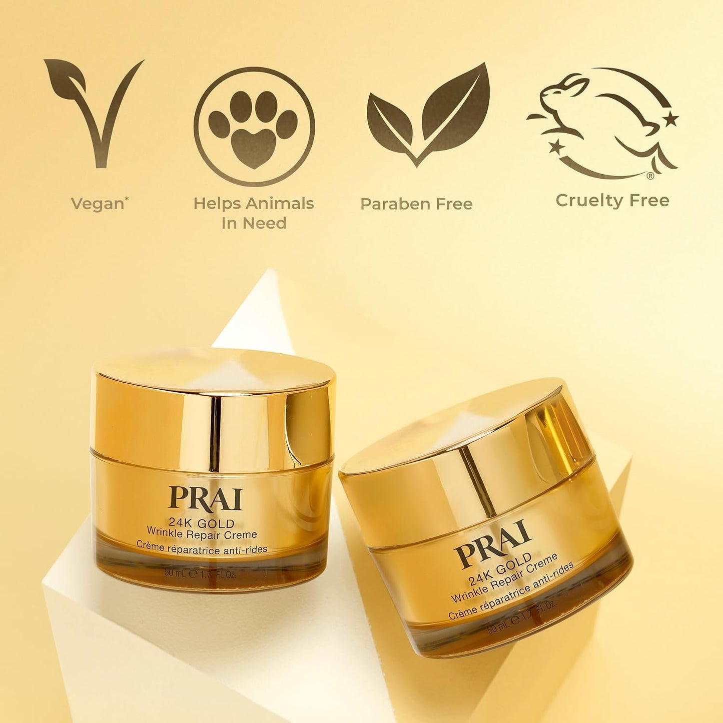 Crema Reparadora de Arrugas Oro 24K