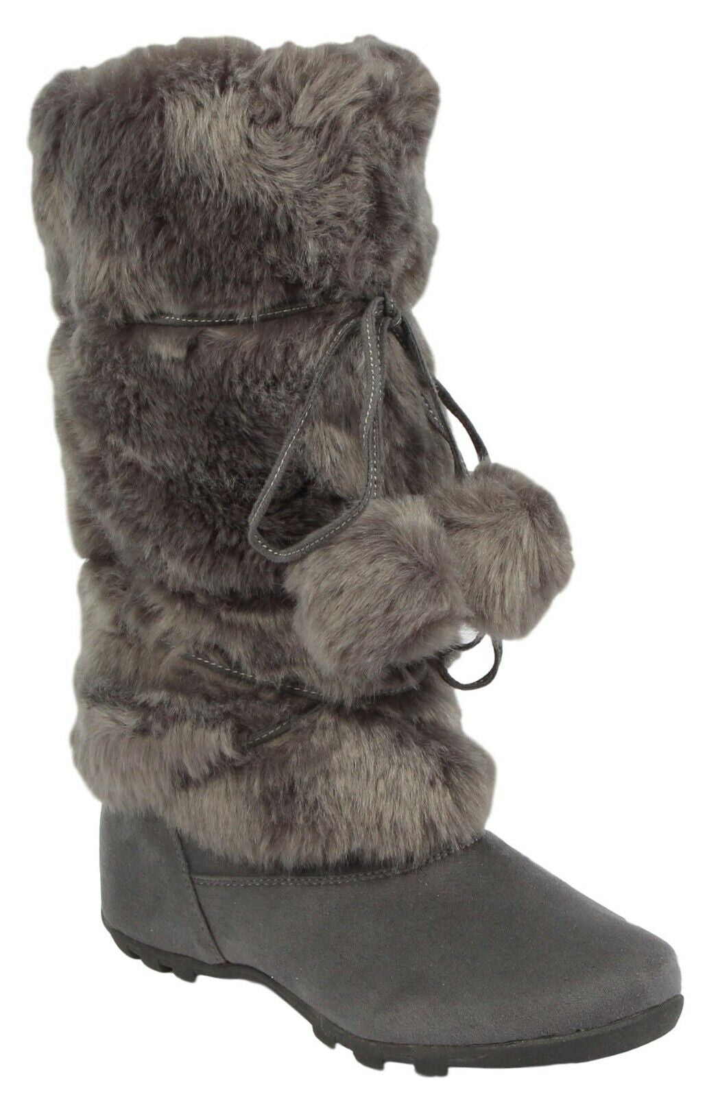 EZGD Blossom Talia-Hi Women Ladies Mukluk Faux Fur Mid Calf Warm Winter Snow Boo