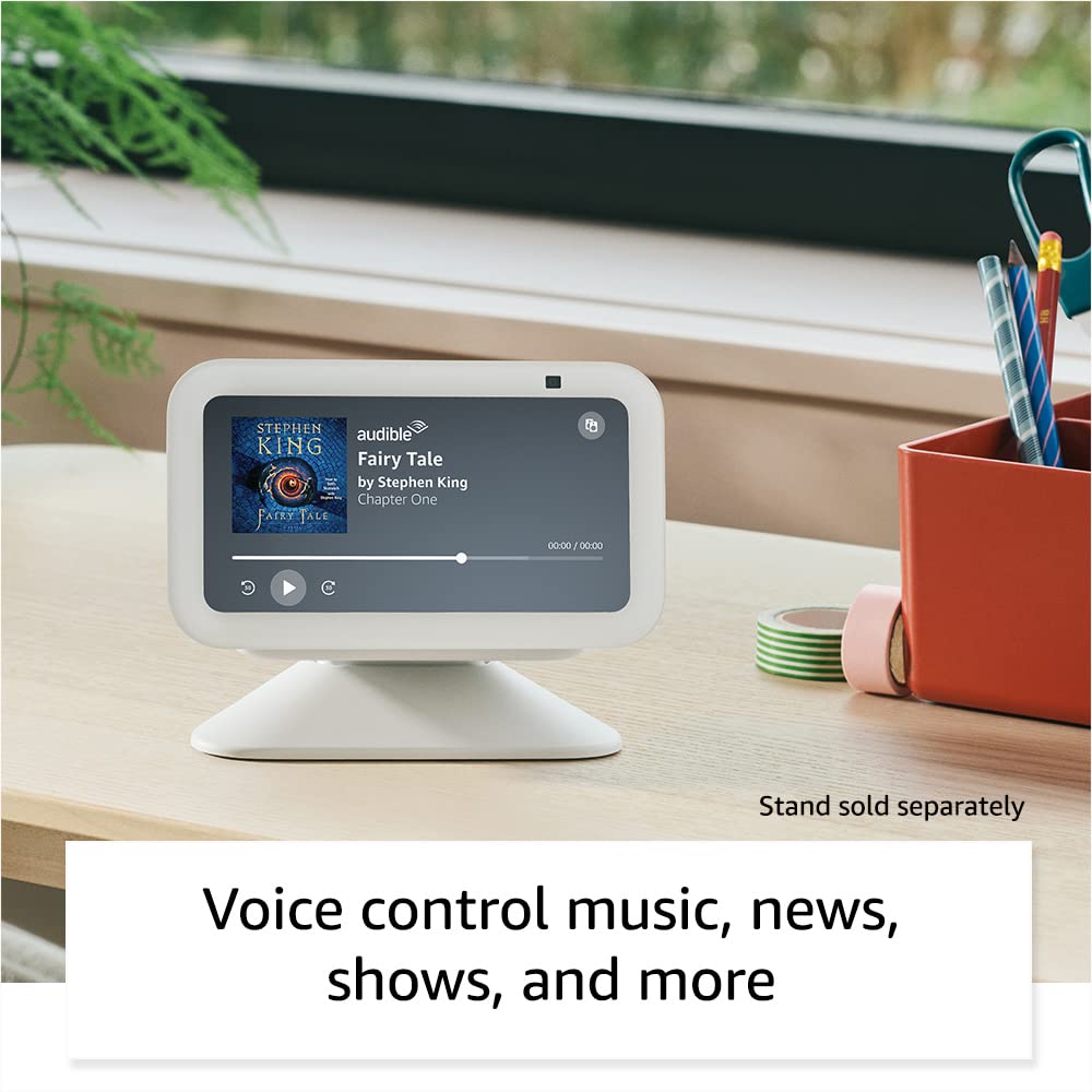 Amazon Echo Show 5 (newest model), Smart display with 2x the bass and clearer sound, Charcoal