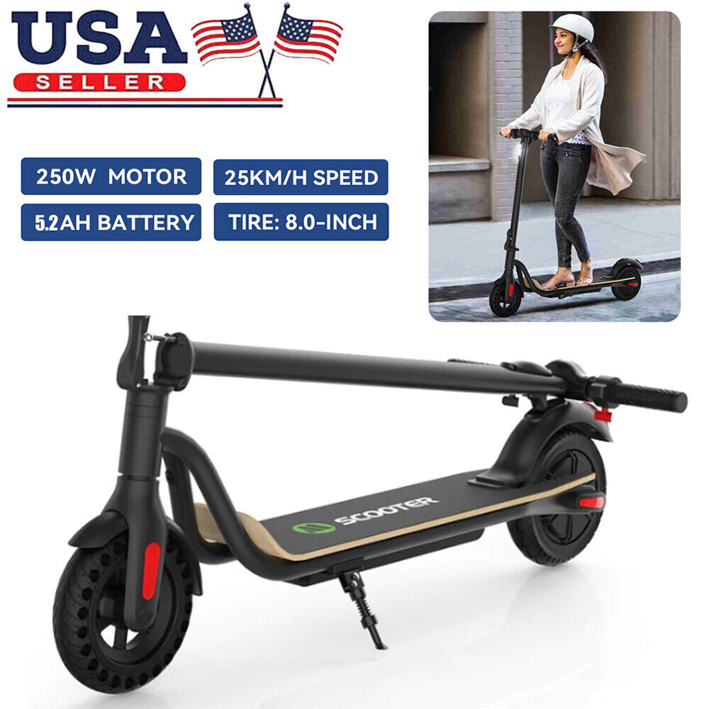 2024 ADULT ELECTRIC SCOOTER LONG-RANGE FOLDING E-SCOOTER SAFE URBAN COMMUTER