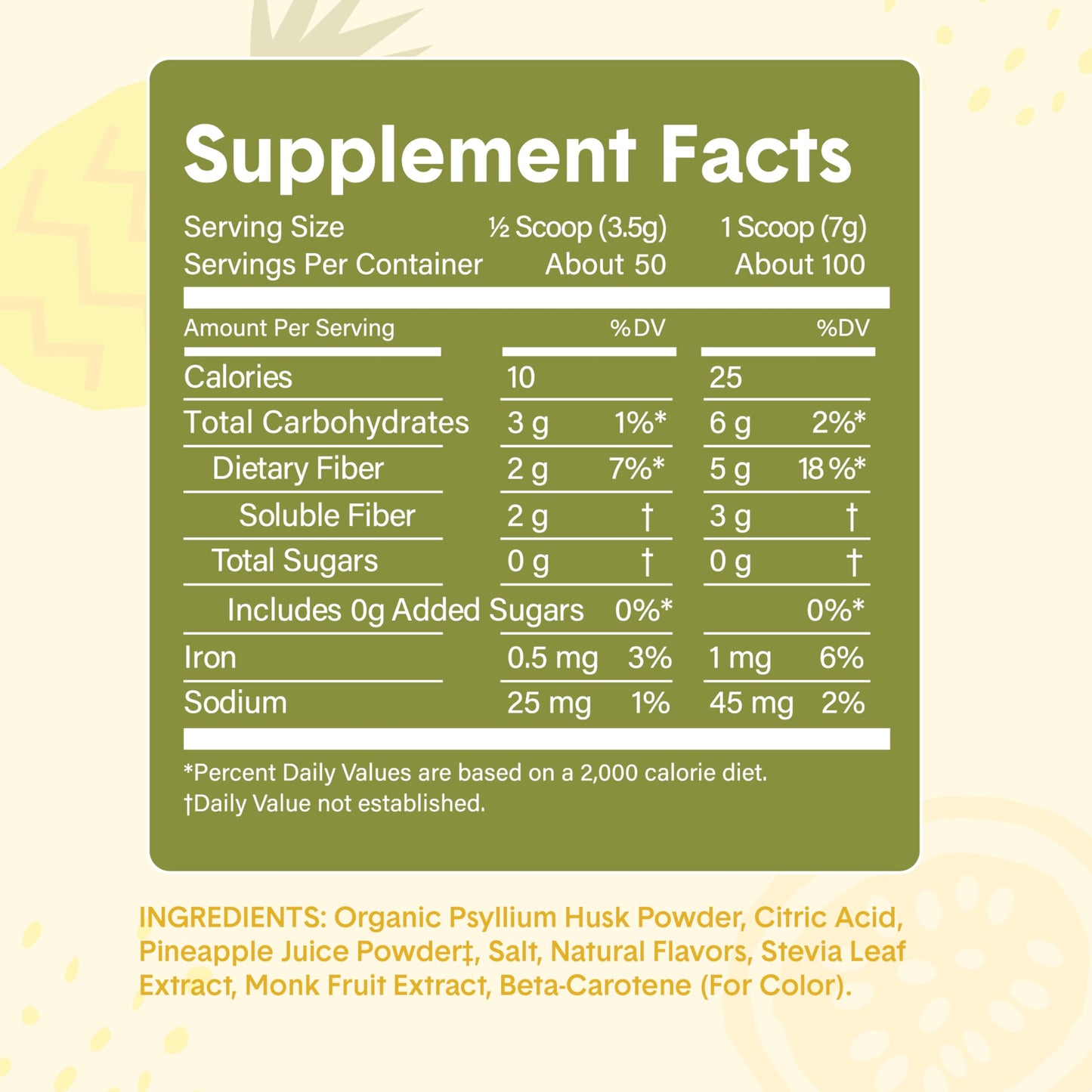 Bellway Super Fiber Powder + Fruit, Sugar Free Organic Psyllium Husk Powder Fiber Supplement for Regularity, Bloating Relief & Gut Health, Non-GMO, Plant-Based, Pineapple Passion Fruit (50 Servings)