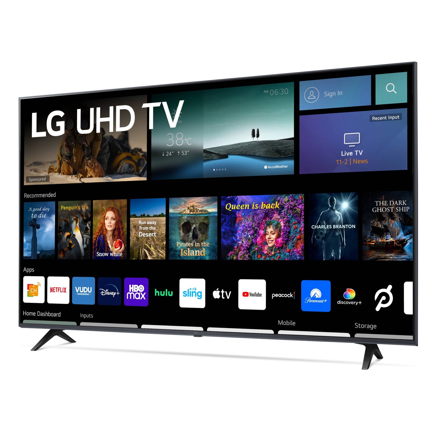 65" 4K UHD Smart TV 2160P Webos, 65UQ7070ZUE