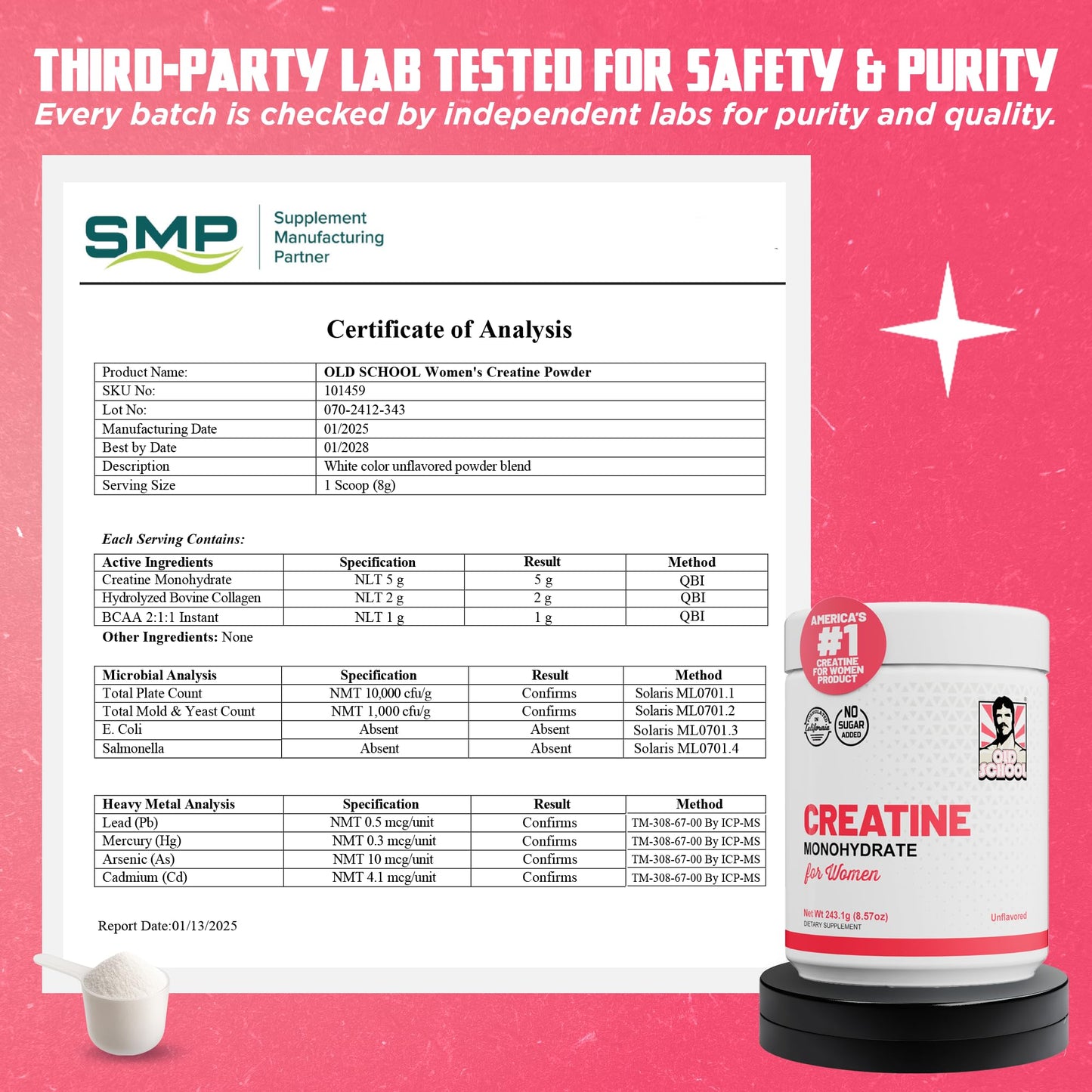 Creatine Monohydrate for Women