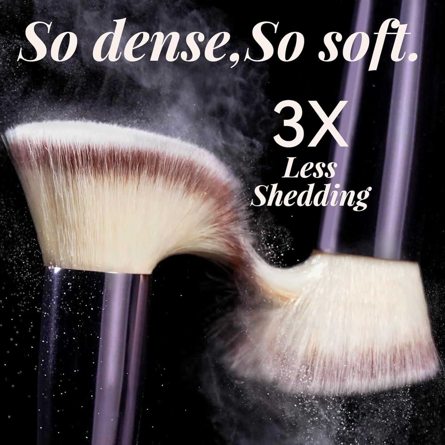 Makeup Brush Set 18 Pcs Premium Synthetic Foundation Powder Concealers Eye Shadows Blush Makeup Brushes with Black Case