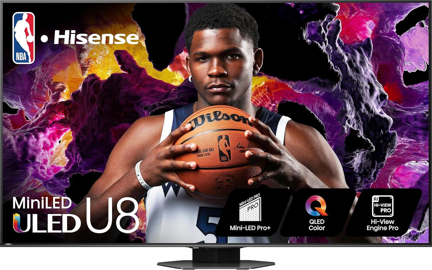 U8 Series 65U8N 65-Inch ULED 4K Smart TV | Mini-Led Pro | QLED | 3000 Nits | 144Hz | Motion Rate 480 | Dolby Vision IQ · Atmos | Full Array Local Dimming | 2.1.2 Ch Surround Sound | Google TV