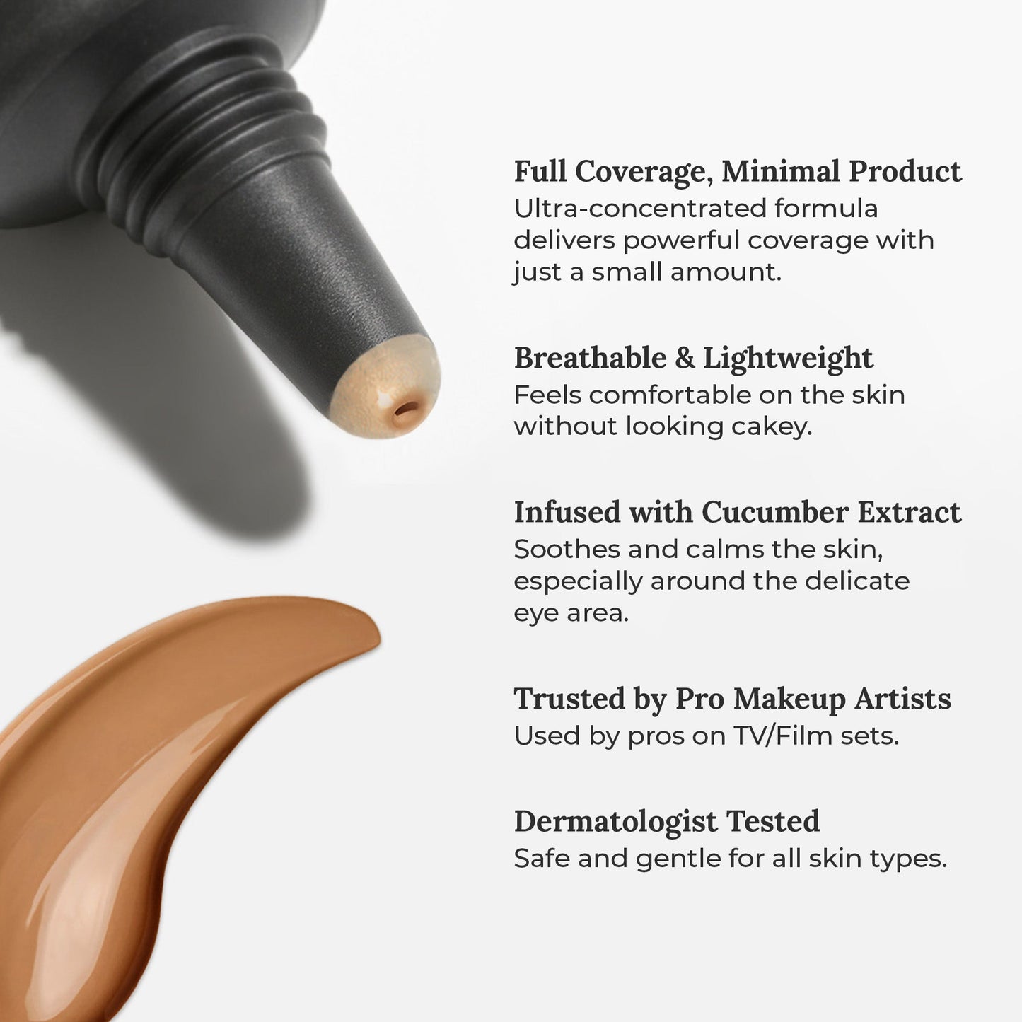 Ultra-Full Coverage Concealer – Long Lasting Flawless Skin Makeup