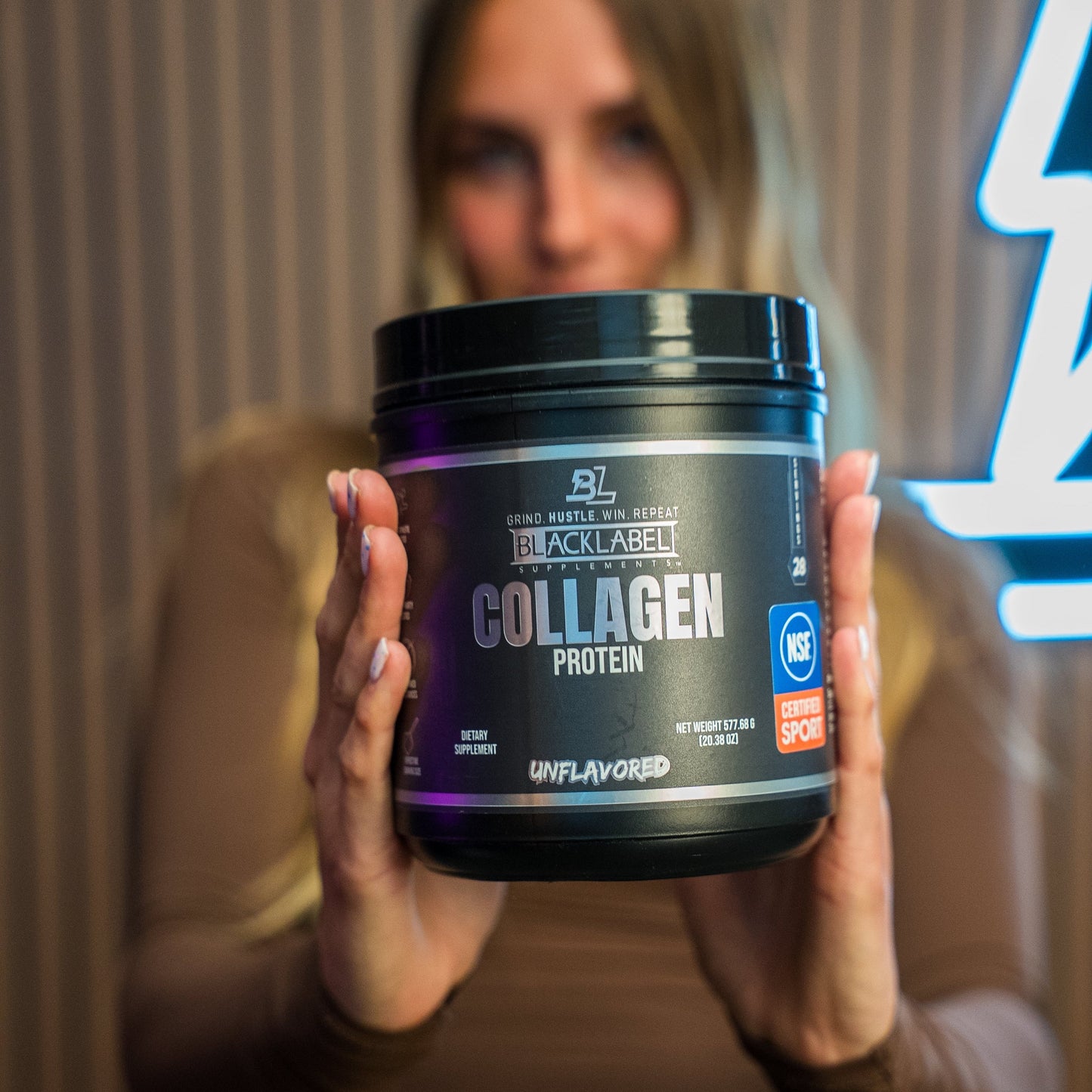 Black Label Collagen Protein Powder – Hydrolyzed Collagen Peptides Supplement