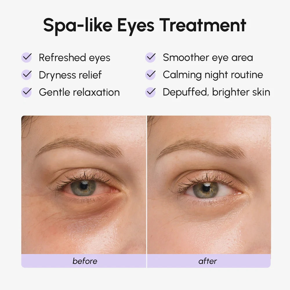 Marée® Steam Eye Mask | Self-Heating Lavender Eye Mask for Relaxation & Tired Eyes