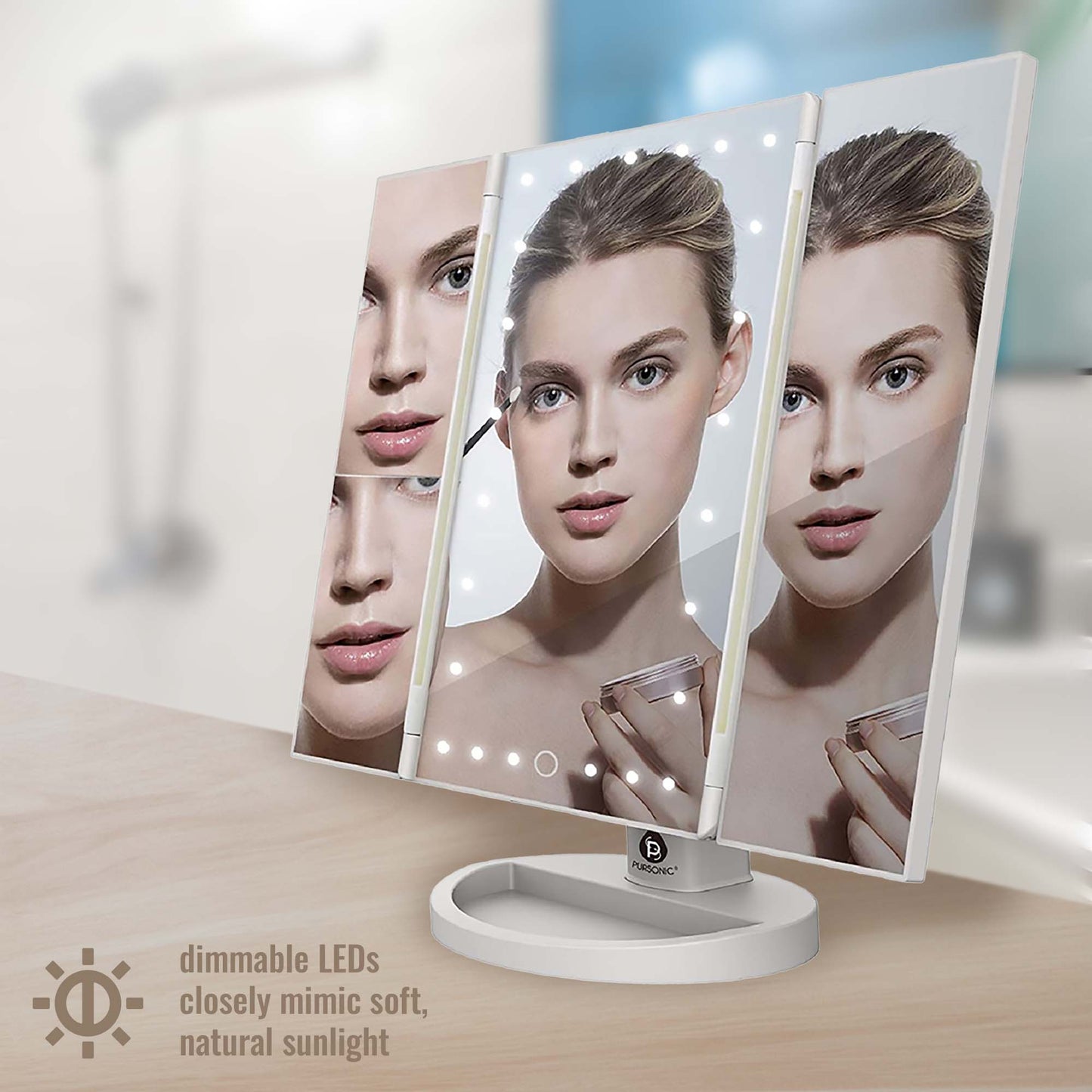 Radiance Skincare Bundle – Steamer, Serum Set & Vanity Mirror