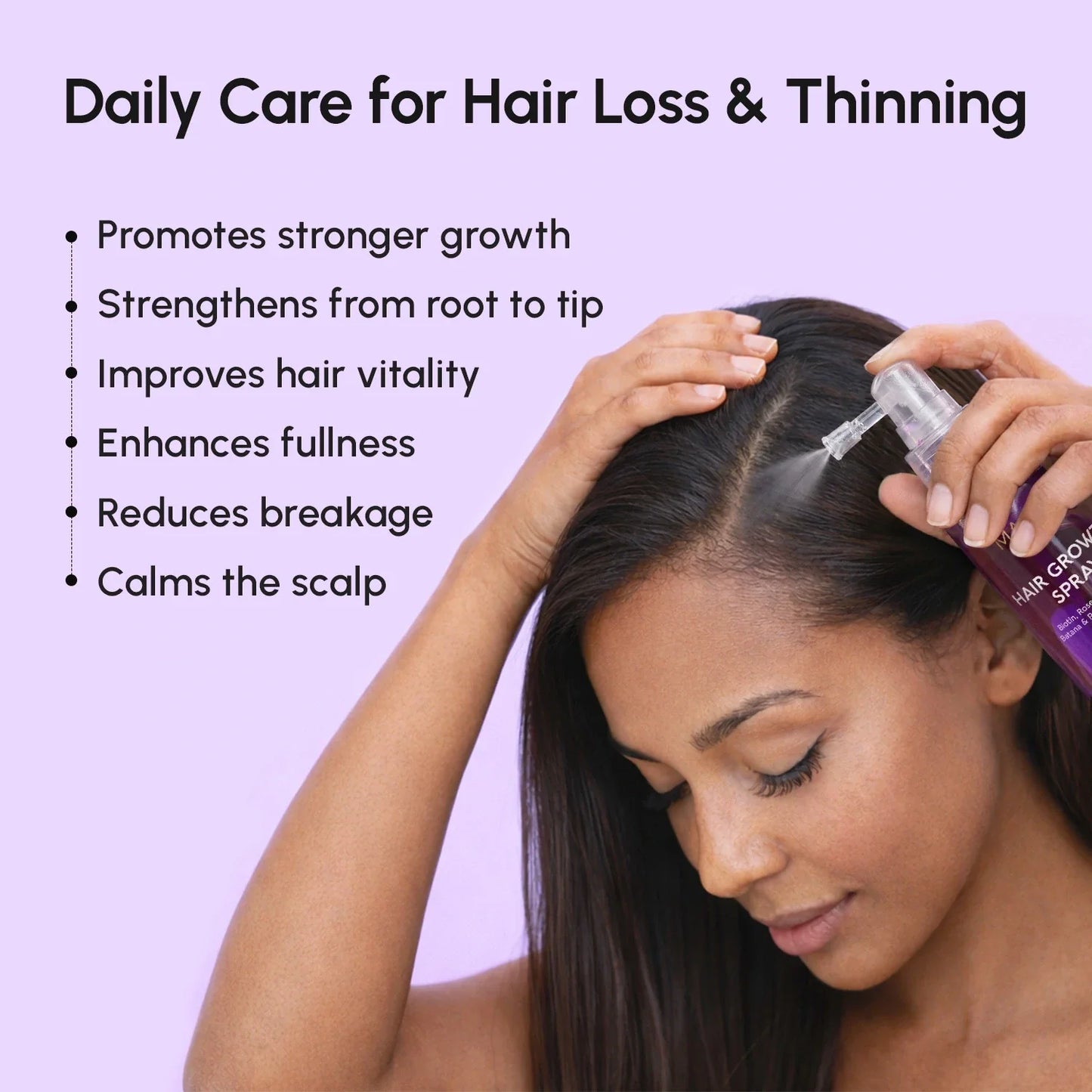 Marée® 4-in-1 Hair Growth Spray | Scalp Treatment for Fuller, Stronger-Looking Hair