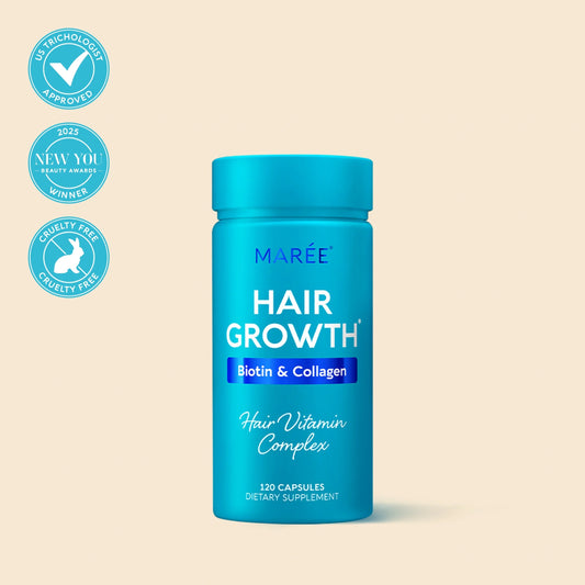 Biotin & Collagen Hair Growth Complex | Thicker, Stronger, Healthier Hair Support
