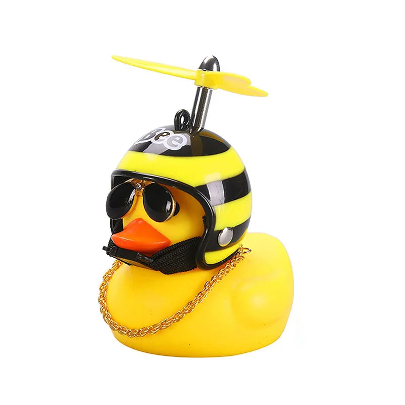 Car Cute Duck with Helmet