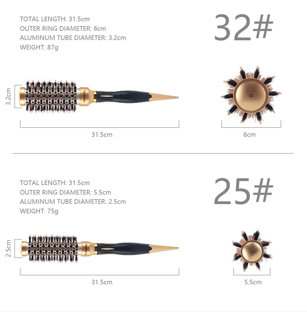 New Handle Round Rolling Brush