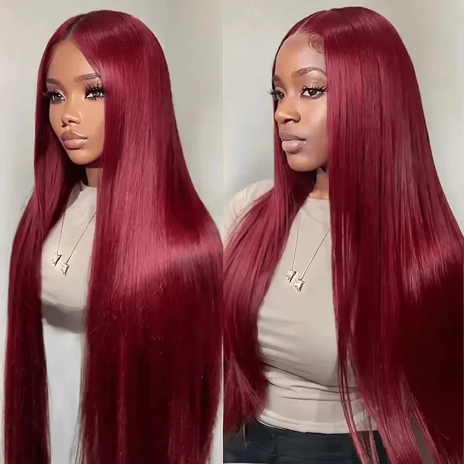 Burgundy Lace Front Wigs