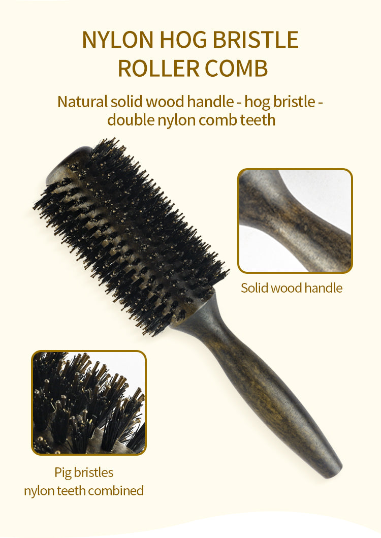 Professional Boar Bristle Round Hair Brush