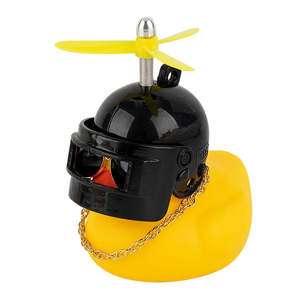Car Cute Duck with Helmet