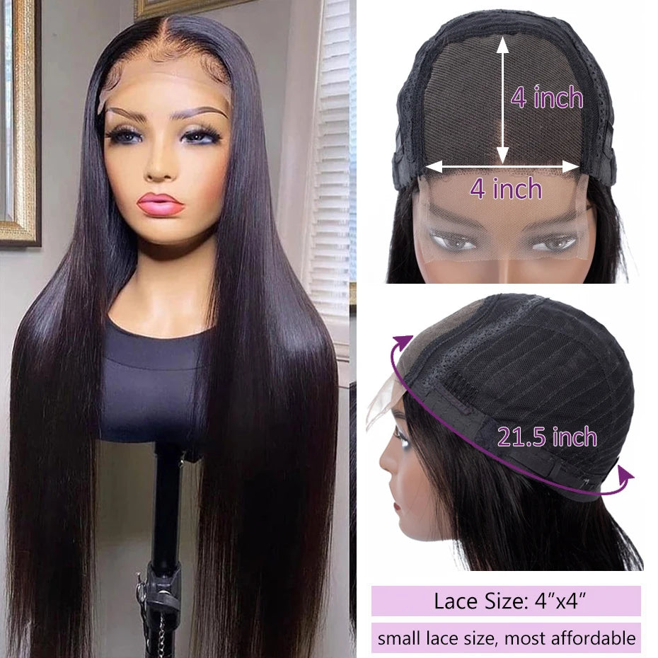 Straight Lace Front Wigs Human Hair