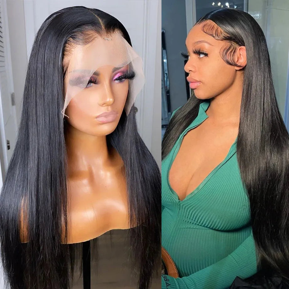 Straight Lace Front Wigs Human Hair