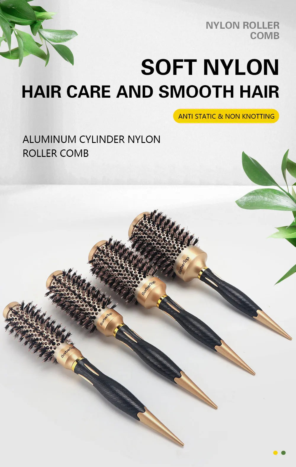 New Handle Round Rolling Brush