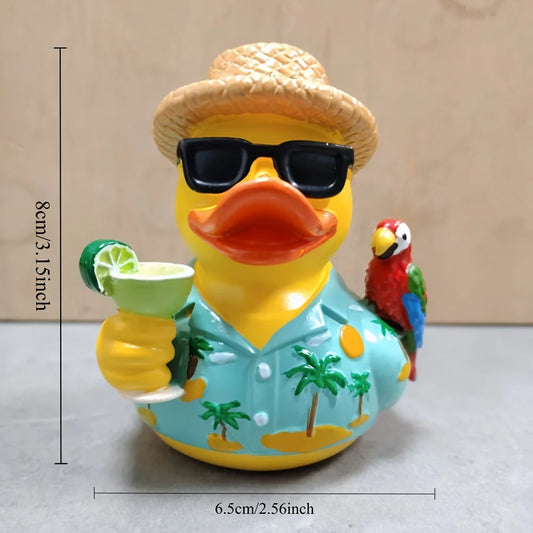 Funny Tropical Music Tribute Duck