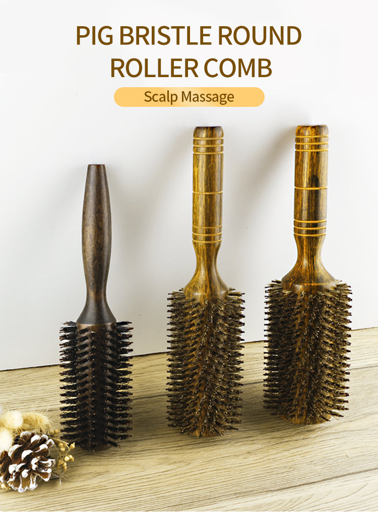Professional Boar Bristle Round Hair Brush
