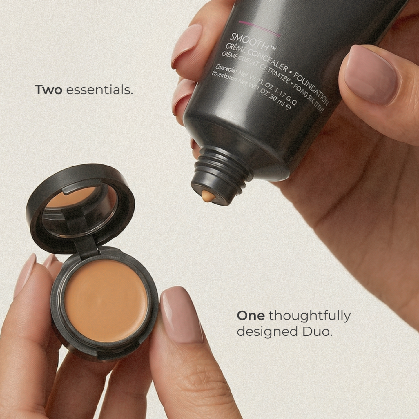 SMOOTH® Concealer & Foundation Duo – 2-in-1 Full Coverage Makeup