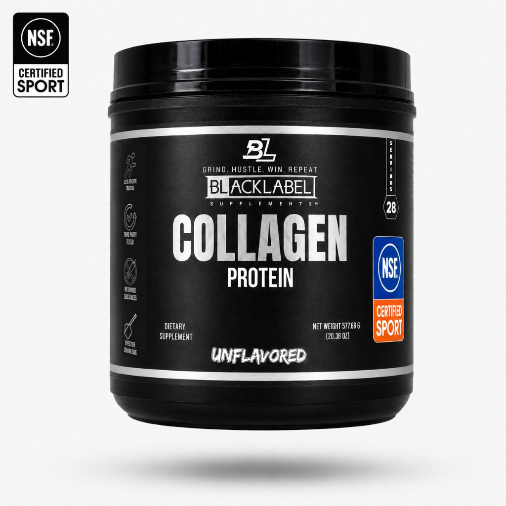 Black Label Collagen Protein Powder – Hydrolyzed Collagen Peptides Supplement