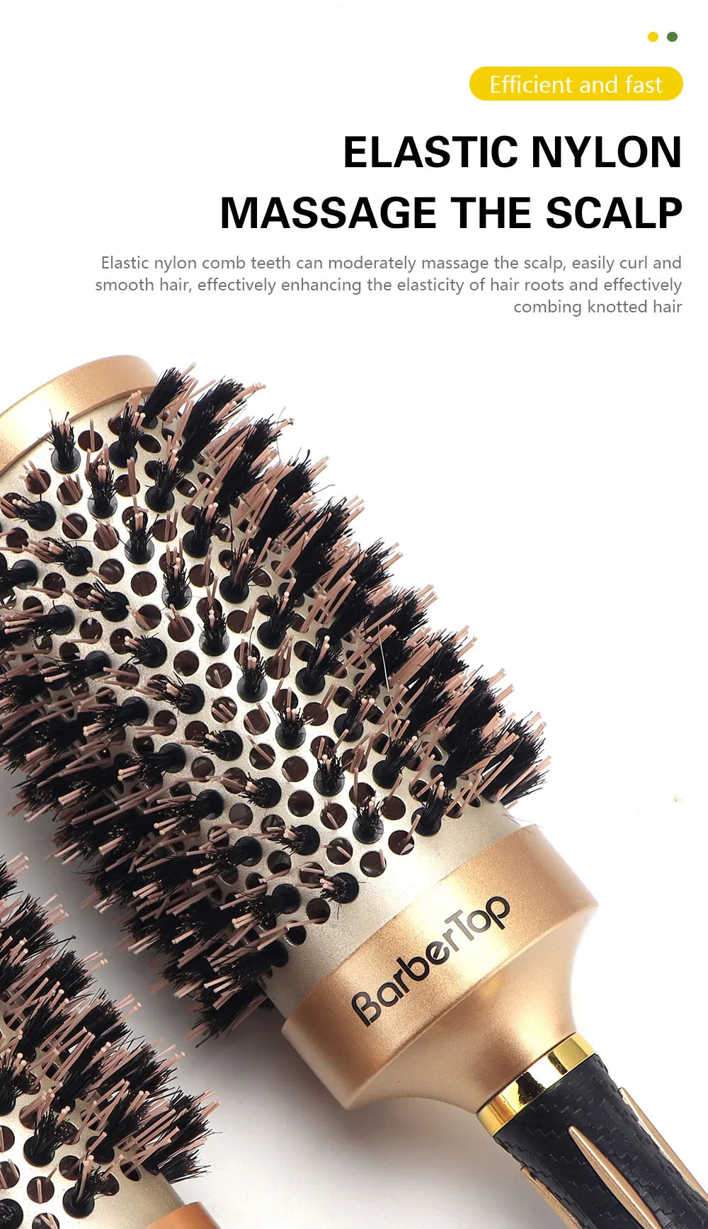 New Handle Round Rolling Brush