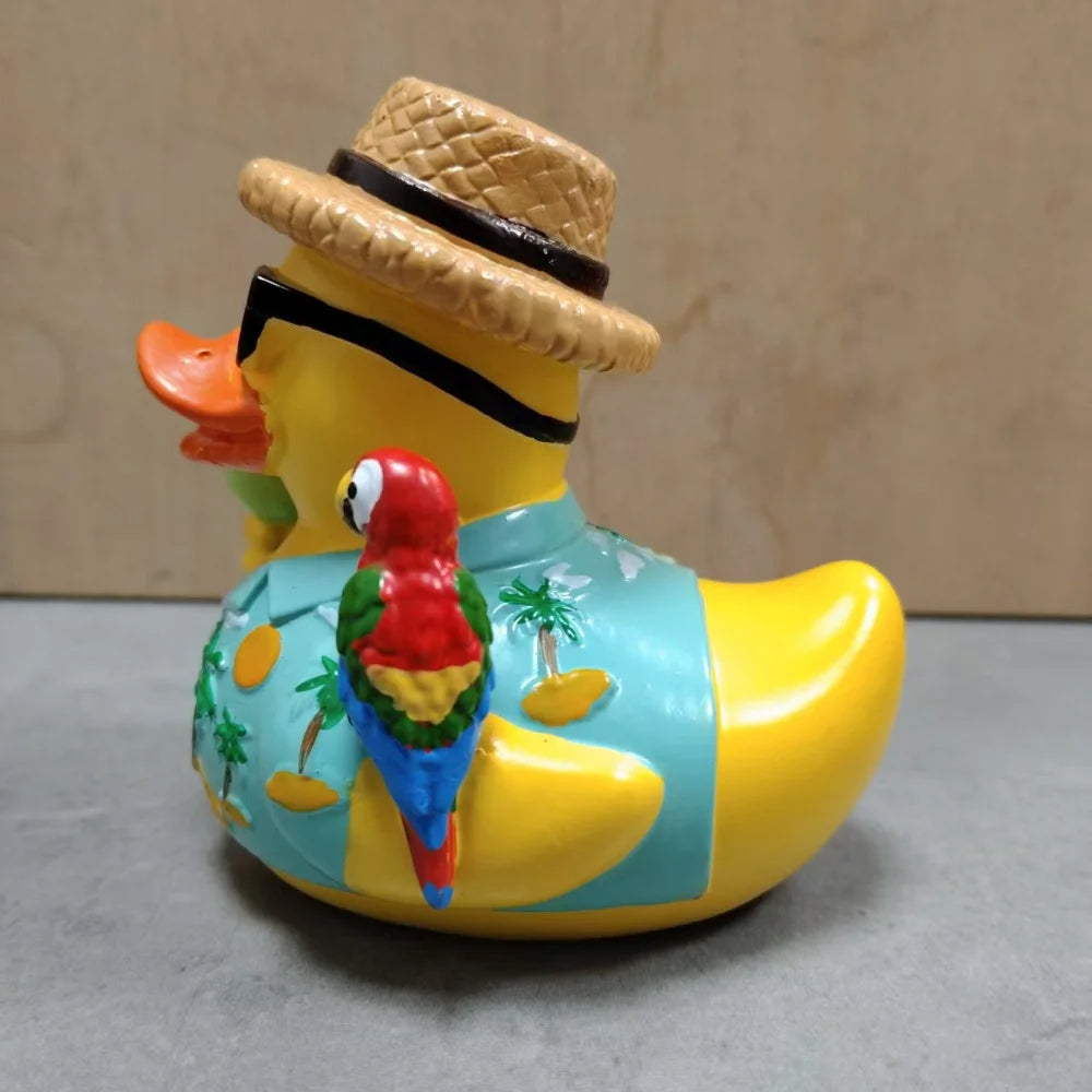 Funny Tropical Music Tribute Duck