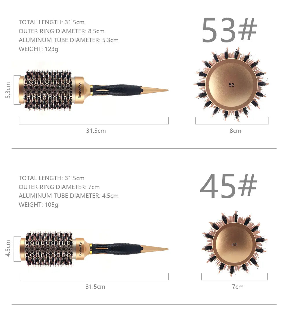 New Handle Round Rolling Brush