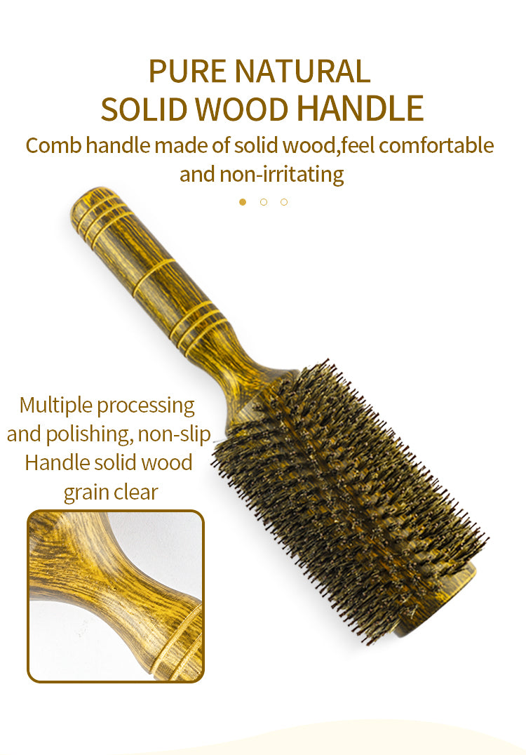 Professional Boar Bristle Round Hair Brush
